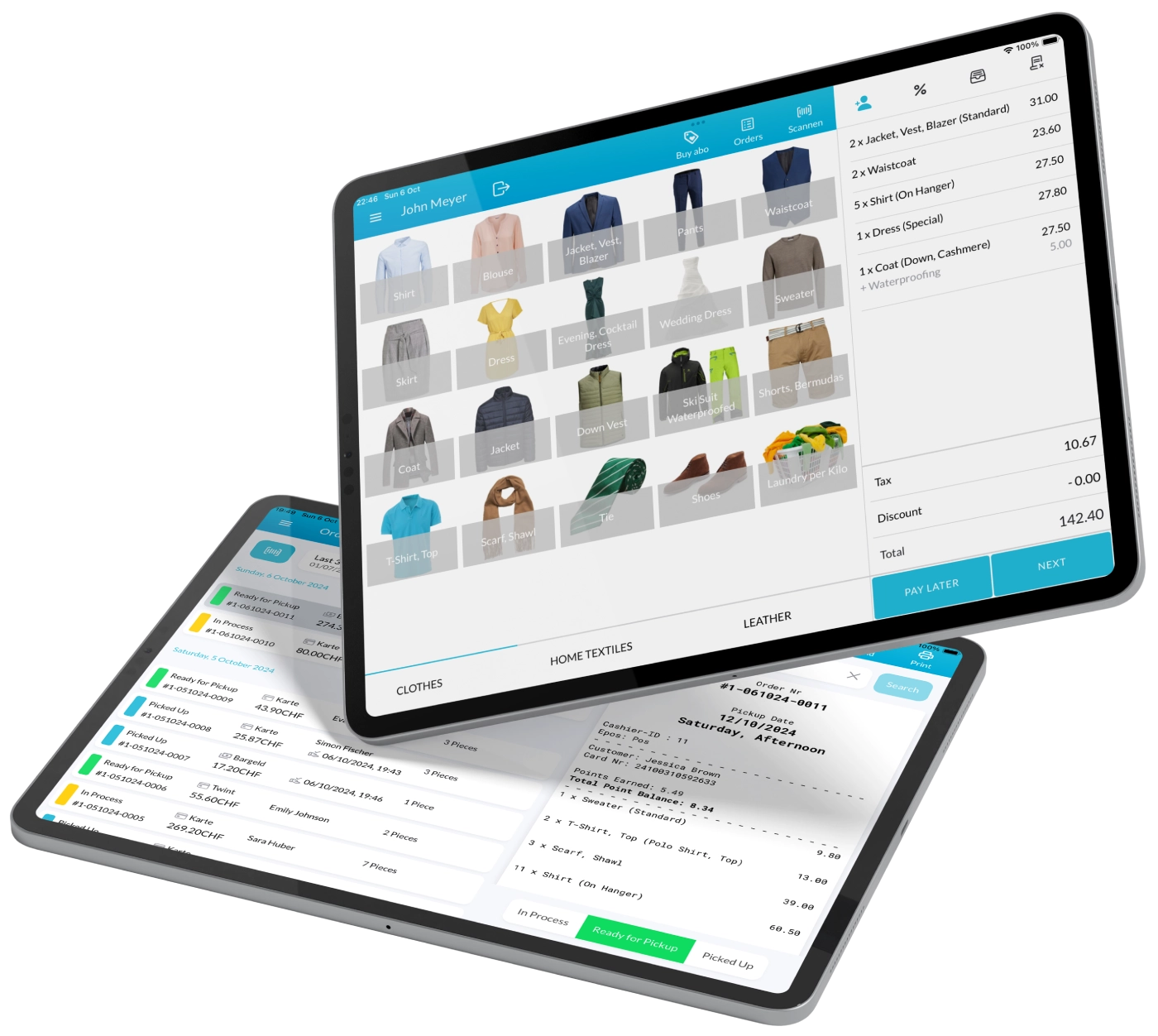 Explore the features of Lagutta POS for dry cleaning and laundry businesses.