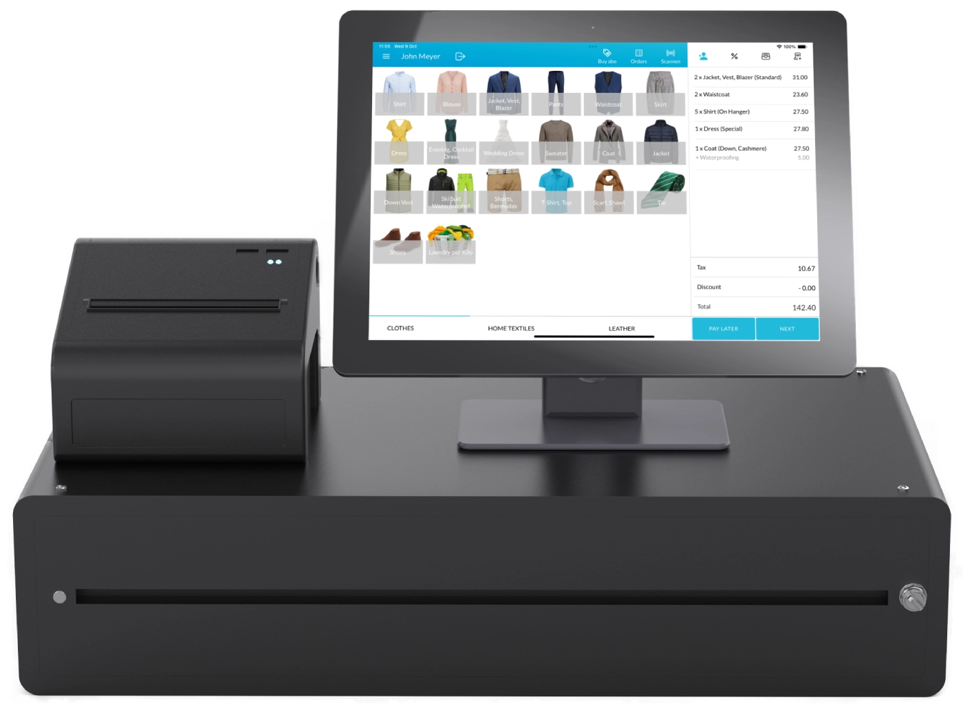 Hardware solutions for Lagutta POS, including printers and cash drawers.