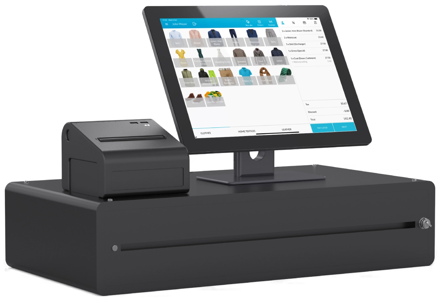 Powerful and easy-to-use POS system for dry cleaning and laundry businesses, offering intuitive management of sales and customer interactions.